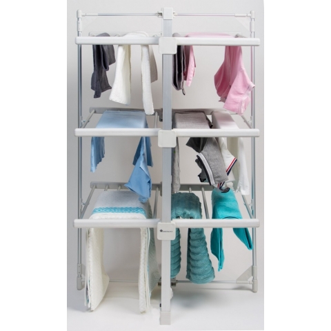 Homefront Electric Heated Clothes Airer Dryer Rack Indoor Deluxe Eco Dry  3-Tier Drier with Complimentary Zip Up Cover for Even Faster Drying -  Energy Efficient Only 330W – DreamCozy