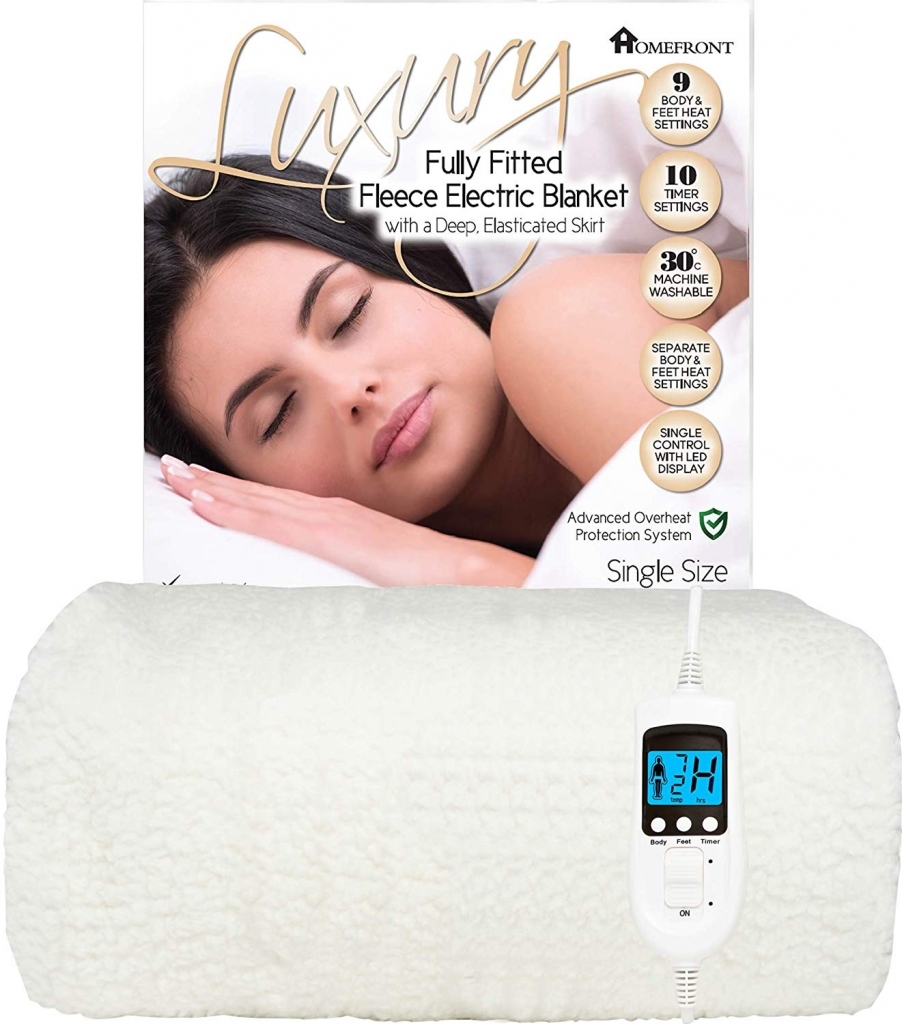 Homefront single size electric blanket